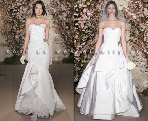 Oscar de la Renta ra mắt váy cưới ren cho 2015 - Váy cưới cô dâu -  HappyWedding.vn