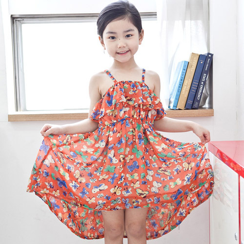 Váy thô Hoa nhí nơ lưng cho bé gái | Shopee Việt Nam
