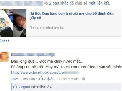 D&acirc;n mạng s&ocirc;i sục truy t&igrave;m đứa con trai đ&aacute;nh mẹ chấn thương cổ