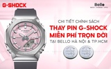 Chính sách thay pin miễn phí trọn đời đồng hồ Casio G-Shock tại Bello