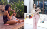 Những hot mom Việt trước ống kính xinh đẹp bao nhiêu thì ở bên con lại "đậm chất bỉm sữa" và xuề xòa bấy nhiêu