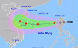 Áp thấp nhiệt đới vào Biển Đông, hướng về Quảng Bình – Đà Nẵng
