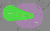 Chiều nay, bão số 4 đổ bộ đất liền Quảng Bình - Quảng Trị