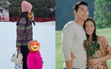 Cú trượt tay làm “bại lộ” buổi đi chơi của Son Ye Jin - Hyun Bin và quý tử 2 tuổi dịp năm mới