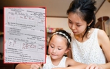 Bà mẹ đăng bài kiểm tra của con, xin tư vấn "nên khen hay đánh đòn", 1 người nói thẳng: "Nên mắng, mà mắng bố mẹ"
