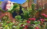 Khu vườn bạt ngàn hoa và rau quả sạch của bà chủ cửa hàng pha lê người Việt trên đất Ý
