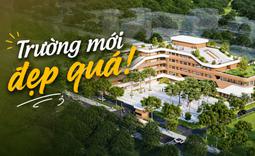 CHOÁNG NGỢP: Trường THCS công lập mới xây này quá đẹp và hoành tráng, thiết kế như một chiếc du thuyền hạng sang!