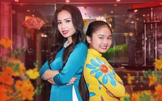 Cô trò Cẩm Ly – Thiện Nhân tạo dáng nhí nhảnh trong bộ ảnh đón Tết