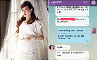 Bạn Quỳnh Chi tung nhiều tin nhắn minh chứng cô đã nhẫn nhịn suốt hơn 1 năm
