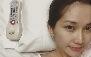 Kim Hiền vừa hạ sinh con gái tại Mỹ
