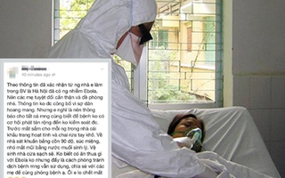Bộ Y tế bác tin đồn "có người nhiễm Ebola tại Hà Nội"