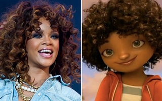 Rihanna gây thích thú khi lồng tiếng phim hoạt hình