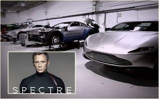 James Bond phần mới nhất khoe dàn siêu xe tại thành Rome