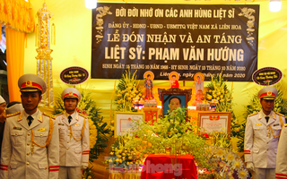 Quê mẹ Thái Bình đón Liệt sỹ, nhà báo Phạm Văn Hướng hi sinh ở Rào Trăng