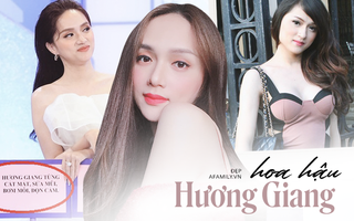 Tự nhận không "cắt mắt, sửa mũi, bơm môi, độn cằm", nhưng nhìn lại nhan sắc của Hương Giang ngày trước khác xa so với thực tại lung linh