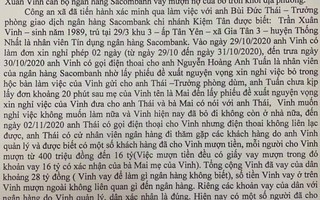 Nhân viên tín dụng ngân hàng 'mất tích' khi bị tố cáo nợ 28 tỷ đồng