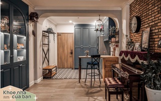 Vợ yêu phong cách Rustic, chồng mua luôn hai căn hộ ở quận Bình Thạnh, cải tạo thành không gian sống rộng 180m² đẹp như mơ 