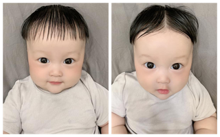 Thích làm tóc, mẹ bỉm sữa đem con ra thỏa đam mê với "bảy bảy bốn chín" kiểu đầu ấn tượng