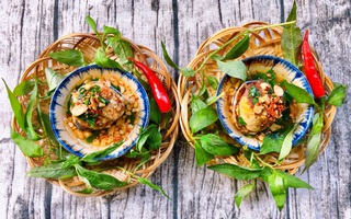 Trứng vịt lộn nướng mỡ hành - món ăn vặt mới toanh siêu hấp dẫn