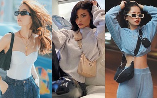 Khỏi lùng túi vintage cho cực thân, Prada đã tái bản mẫu túi nylon huyền thoại với giá “yêu thương”, không giàu như các sao bạn vẫn tậu được