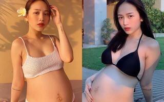 Đẹp xuất sắc dù bụng bầu vượt mặt, ái nữ nhà đại gia Minh Nhựa hé lộ một vài bí quyết cho chị em đây này