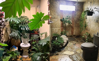 Dù đang mải mốt "giải quyết nỗi buồn", bạn có thể quên béng "việc chính" khi bước vào nhà vệ sinh hoang dã nhưng cực sang chảnh này!