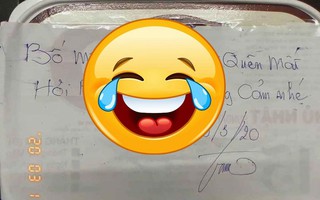 Tiếp tế đồ ăn cho con ở Hà Nội nhưng không may nấu bị cháy, bố gửi lời nhắn giải thích lý do siêu đáng yêu 