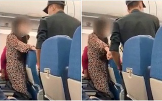 Xôn xao clip mẹ bầu bị đạp vào bụng, cấu chảy máu tay trên máy bay vì chen vào chỗ ngồi