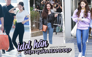 6 idol hàn diện quần skinny jeans còn đẹp hơn quần ống rộng, nâng tầm giá trị cho món đồ "lỗi mốt"