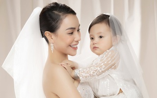 Sau khi khoe đất tiền tỷ, Trà Ngọc Hằng tung Vlog chụp ảnh cưới cùng con gái