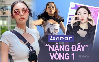 Chẳng hở nhiều mà lại tạo hiệu ứng "nâng đẩy" vòng 1 tức thì, bảo sao áo cut-out trên ngực được các mỹ nhân châu Á mê đến vậy
