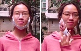 Sợ người quen không nhận ra vì đeo khẩu trang liên tục, cô gái đã có cách xử lý khiến tất cả tròn mắt thán phục