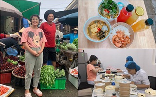 Gặp bà mẹ 3 con có hoàn cảnh khó khăn nhưng vẫn tự nấu 120 suất cơm ngon gửi tặng các y bác sĩ tuyến đầu chống dịch corona ở Hà Nội
