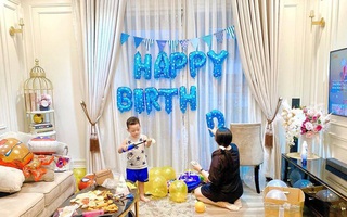 Sinh nhật không khách mời vì đang dịch, Ly Kute tưởng Khoai Tây sẽ buồn nhưng nghẹn ngào trước câu nói chững chạc của cậu bé