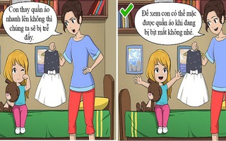 Bố mẹ thông minh chỉ vài "chiêu" để đối phó mỗi khi con bướng bỉnh 