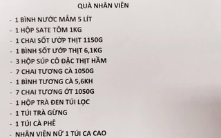 Cô nàng khiến dân mạng ghen tị vì được công ty "cứu trợ" cả thảy 12 món nhu yếu phẩm để ở nhà né dịch