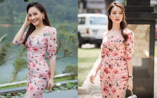 Đụng độ mẫu váy kén dáng, Bảo Thanh và Thụy Vân mỗi người một vẻ nhưng đều khoe được thân hình chuẩn "vòng nào ra vòng nấy"