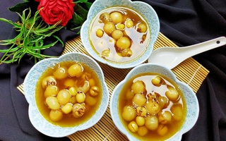 Nấu nồi chè sen nhãn thơm bùi cùng cả nhà thư giãn cuối tuần
