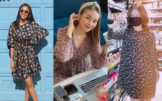 Diện váy hoa tối màu, Thanh Hằng, Hà Tăng và Hoàng Thùy Linh không hóa "già chát" mà lại trẻ xinh hết ý mới đỉnh