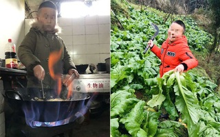 Trong khi các bạn kêu chán đòi xem điện thoại vì nghỉ học, cậu bé 8 tuổi được bố dạy làm vườn và nấu ăn thành thục đáng ngưỡng mộ