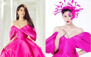 Cùng một chiếc váy mà Ngọc Trinh xinh như công chúa, Trương Quỳnh Anh lại có chút sến "không hề nhẹ"