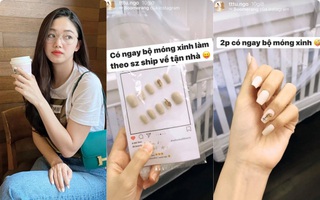 Cứu tinh cho nàng nghiện làm nail, chỉ 2 phút có ngay bộ móng xịn như ngoài tiệm, đến Á hậu Thanh Tú cũng "dự trù" luôn 2 bộ
