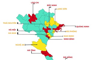 Infographics: Chi tiết các tỉnh, thành cách ly xã hội theo 3 mức độ