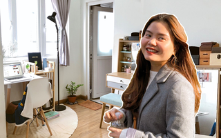 Ở nhà tránh dịch: Cô chủ cửa hàng mỹ phẩm ở thành phố Hồ Chí Minh decor lại không gian sống 20m² với chi phí 3 triệu vừa làm việc vừa chill siêu xinh