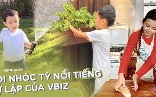 Hội nhóc tỳ Vbiz "ngậm thìa vàng" nhưng không hề lười biếng: Tự giác làm việc nhà, nấu nướng, chăm nhất là nhà Hà Tăng