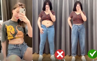 Đỉnh cao chọn đồ hack dáng: Vòng bụng ngấn mỡ vẫn diện crop top thon gọn như thường