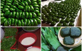 Bánh ngải – đặc sản Lạng Sơn, thơm ngon, lạ miệng, xanh mướt mắt được mời bán khắp chợ mạng với giá 40k/10 chiếc