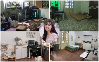 Dành cả thanh xuân đi thuê nhà, đến nhà nào cô gái trẻ ở Hà Nội cũng tạo nên những pha cải tạo thần kì  