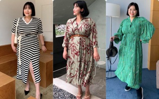Nặng tới hơn 80kg nhưng lại "siêu ghét" đồ đen, nàng mập xứ Hàn vẫn diện váy đẹp miễn chê  nhờ chọn đúng kiểu dáng