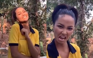 Hoa hậu H'Hen Niê bắt trend "trứng rán cần mỡ, bắp cần bơ" cực ngọt nhưng biểu cảm ở phút 89 lại khiến người xem "ngã ngửa" vì bất ngờ